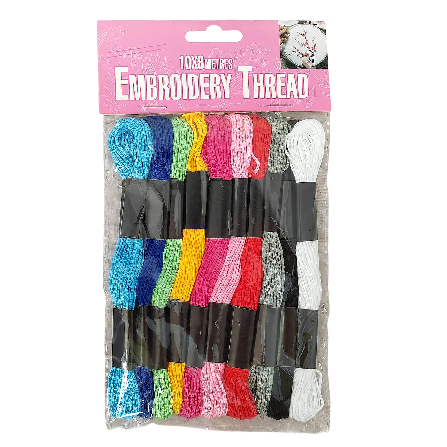 Embroidery Thread Set – 10 Pack