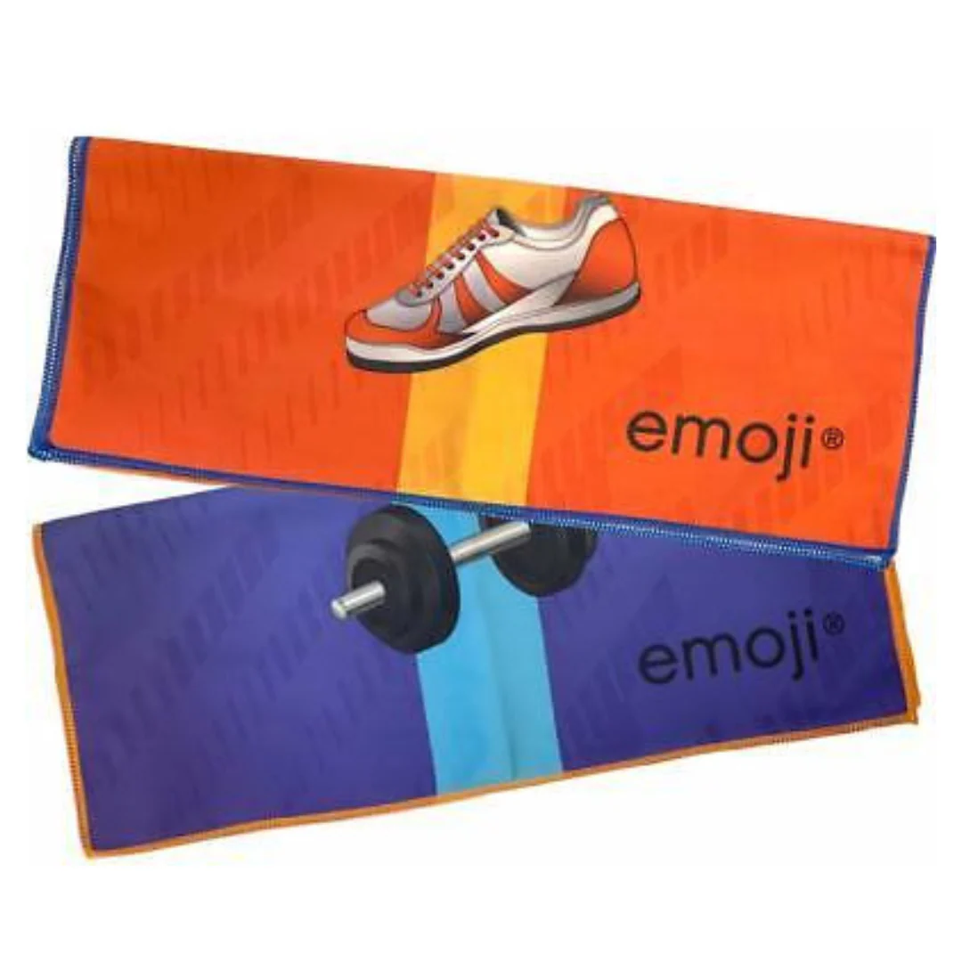 Emoji Microfibre Sports Towel 70x140cm – Lightweight & Quick-Drying - Image 4