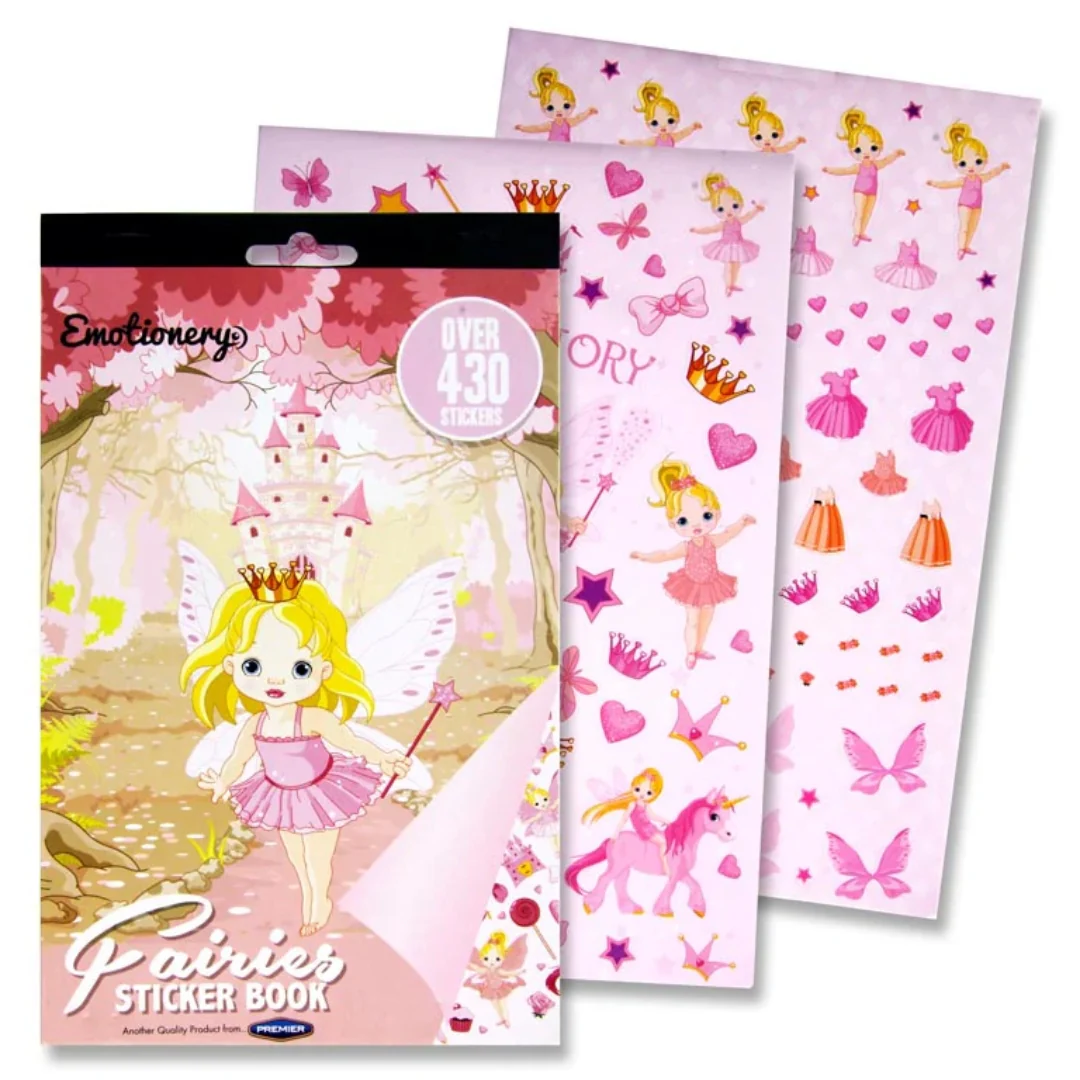 Emotionery Fairies Sticker Book 430+ Stickers