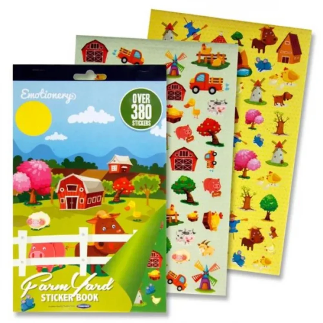 Emotionery Farmyard Sticker Book 380+ Stickers