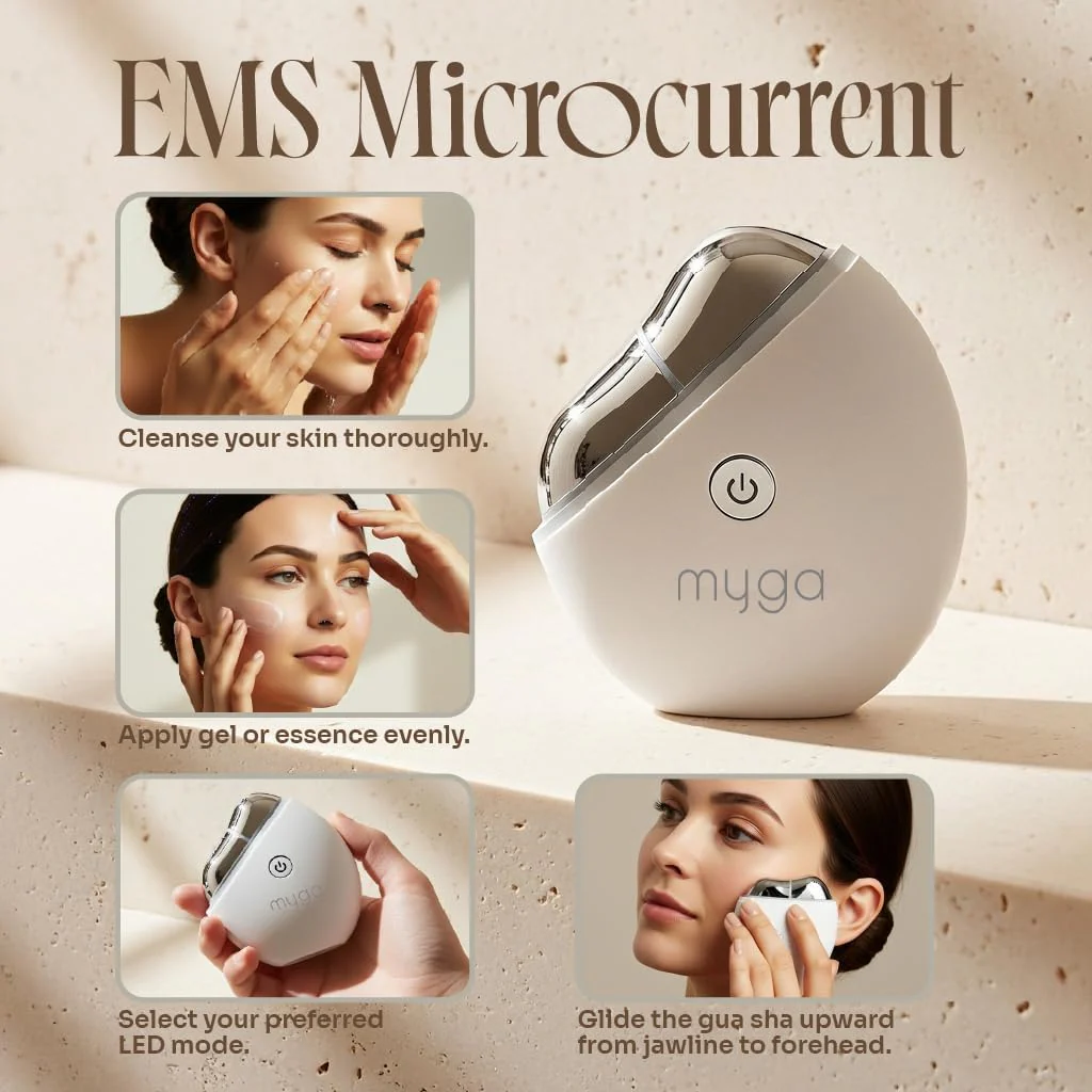 EMS Gua Sha Facial Massager by Myga - Image 2