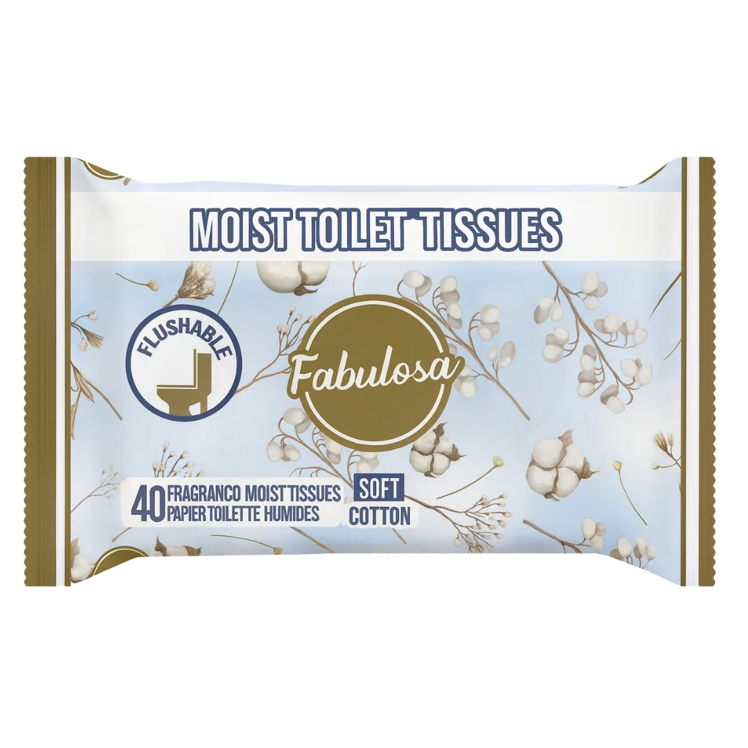 Fabulosa Moist Toilet Tissue Soft Cotton
