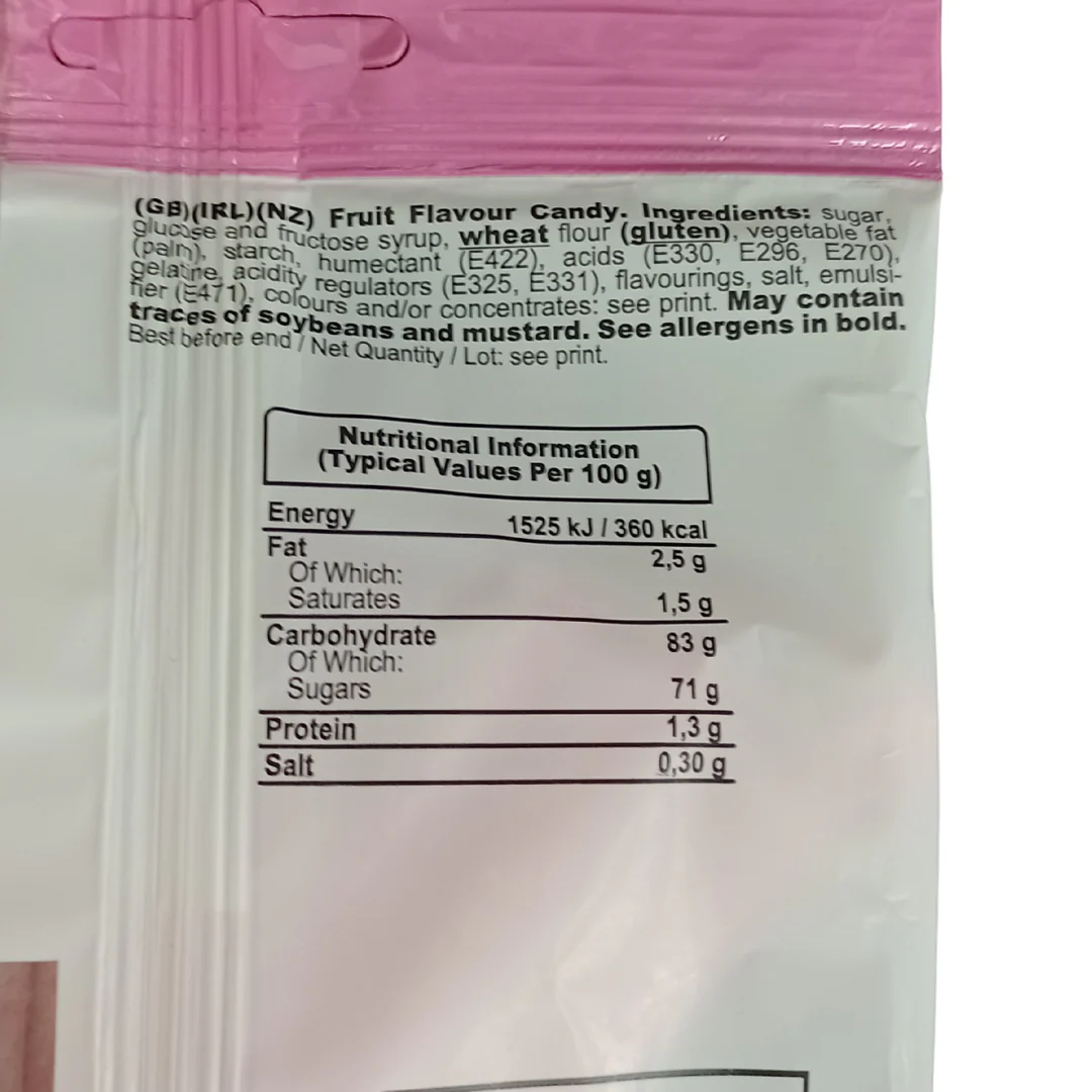 Fini Tornadoes Smooth Strawberry 160g - Image 2