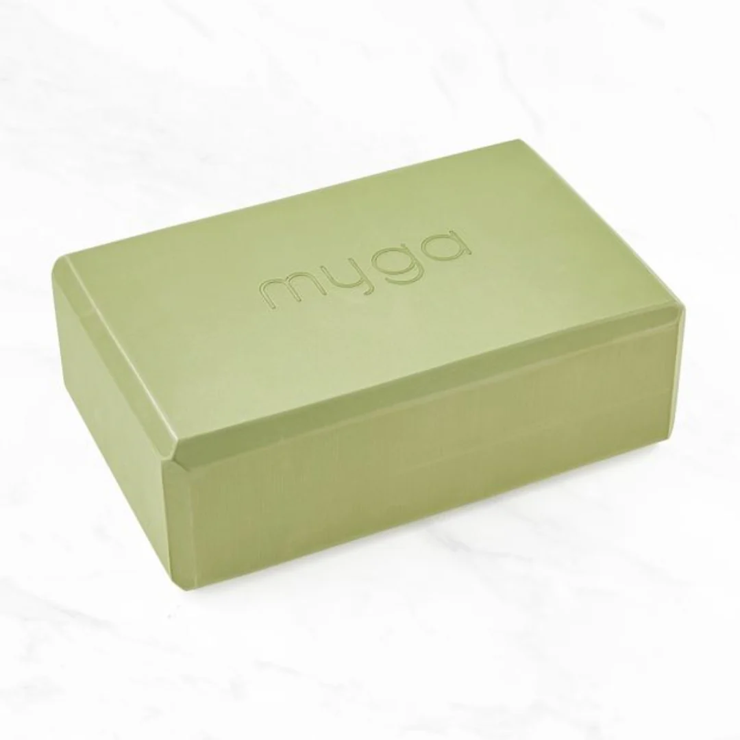 Foam Yoga Block in Moss by Myga - Image 2