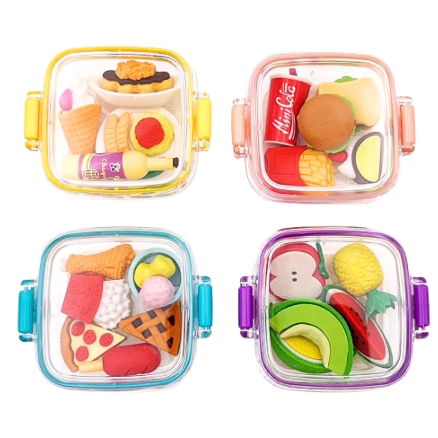 Food Eraser Set