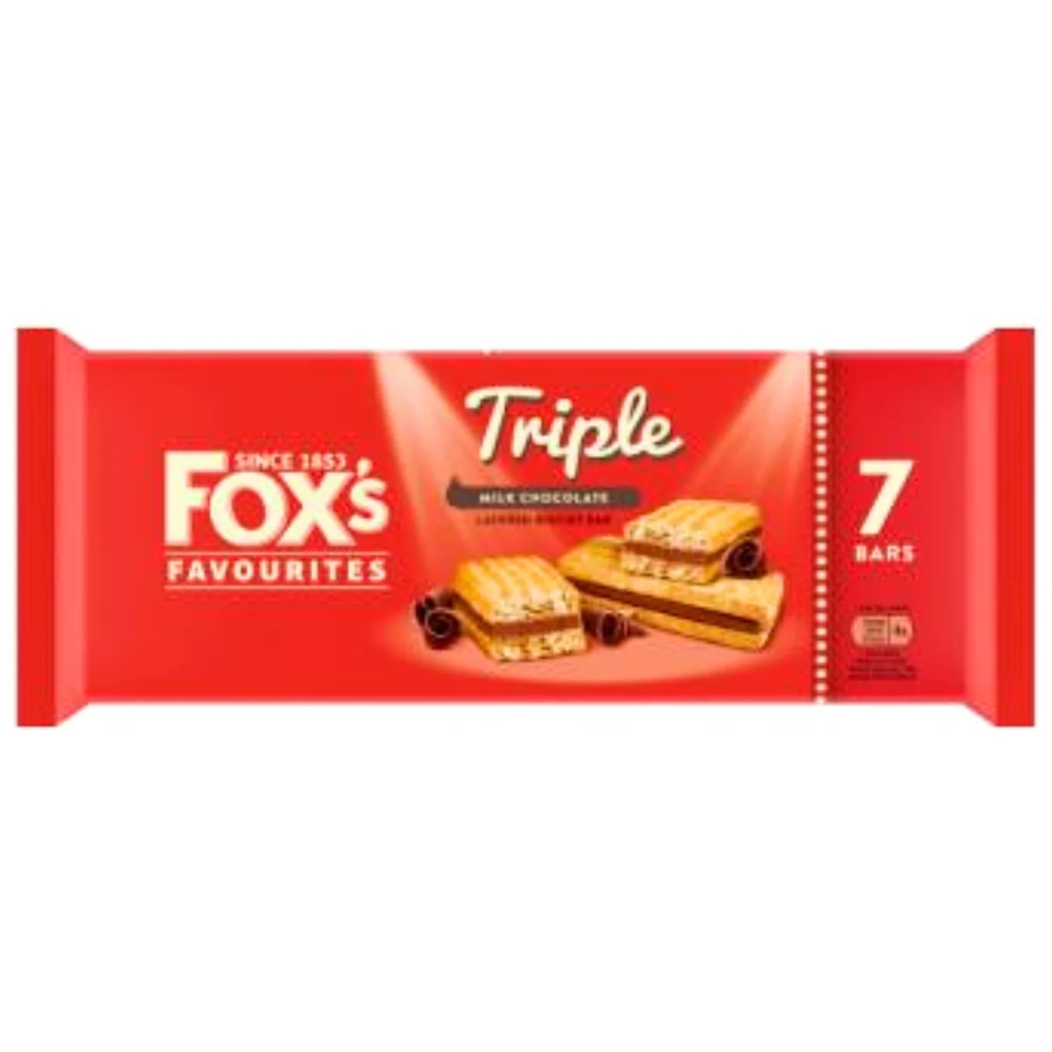 Fox’s Triple Bars 7 Pack (133g)