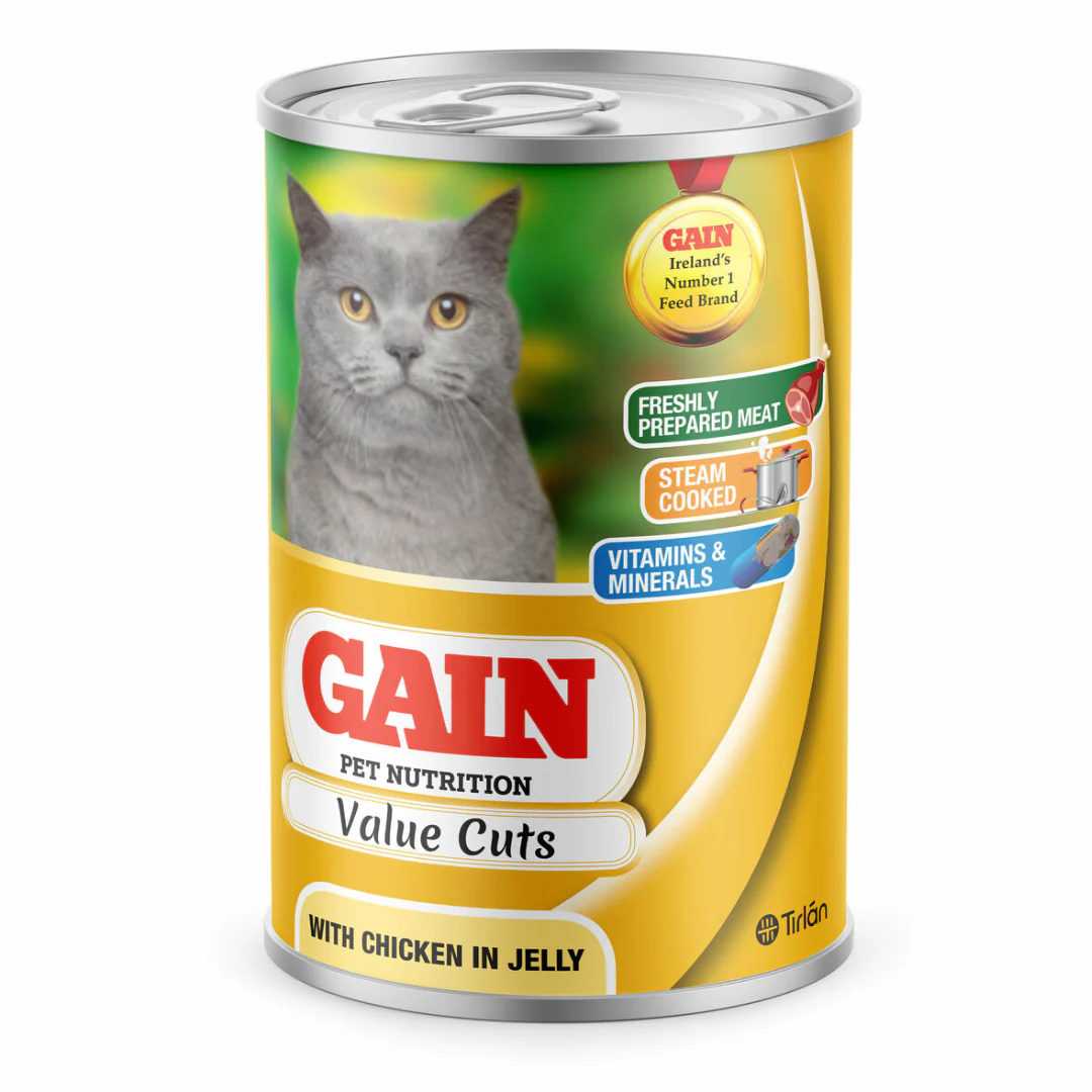 Gain Cat Value Cuts in Jelly (12 x 400g) - Image 3