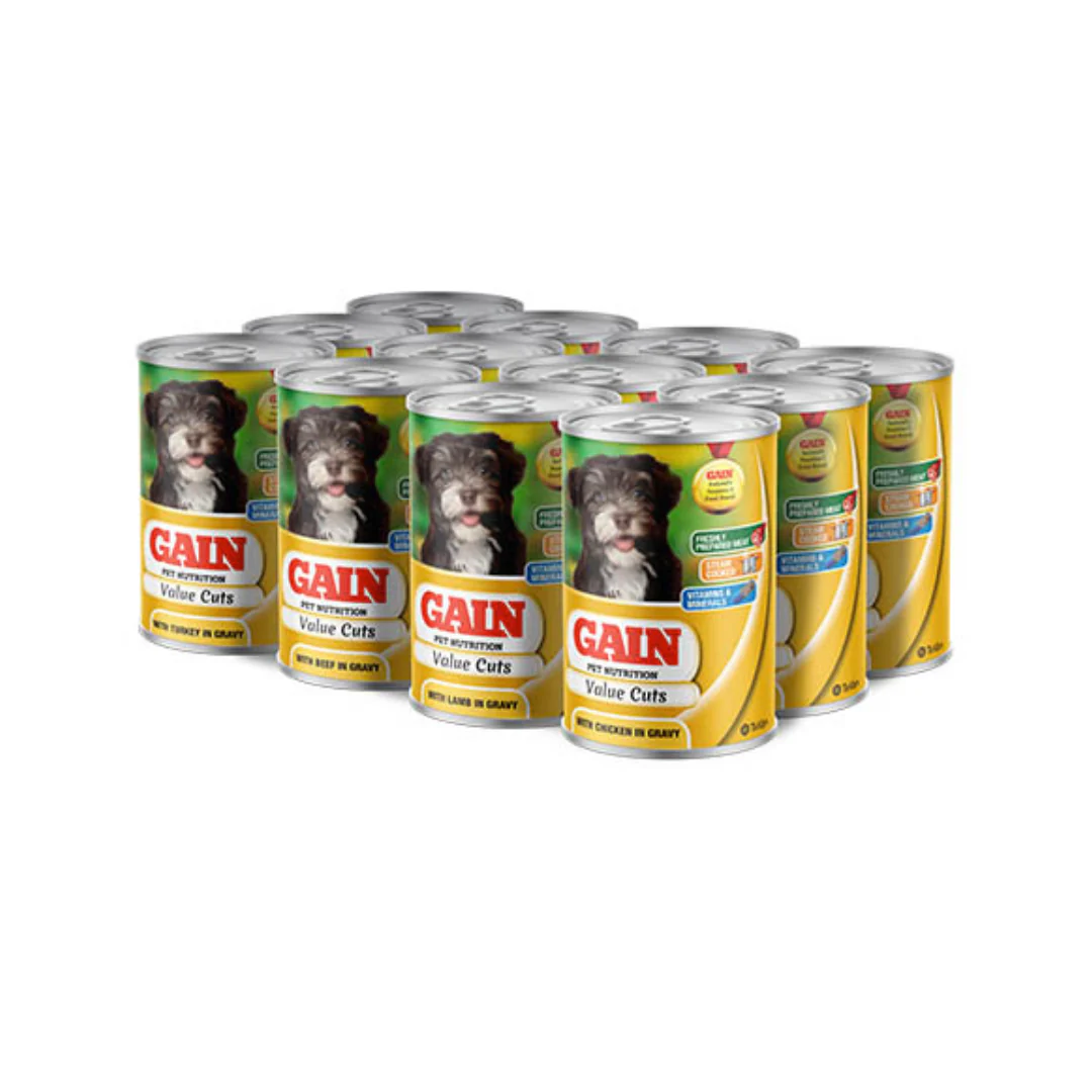Gain Dog Value Cuts - 12 Pack