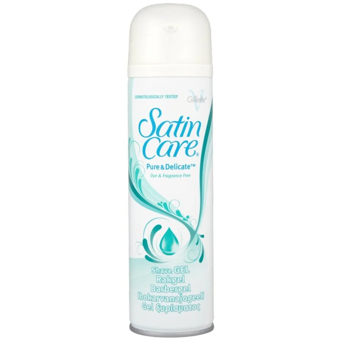 Gillette Satin Care Pure Shave Gel 200ml