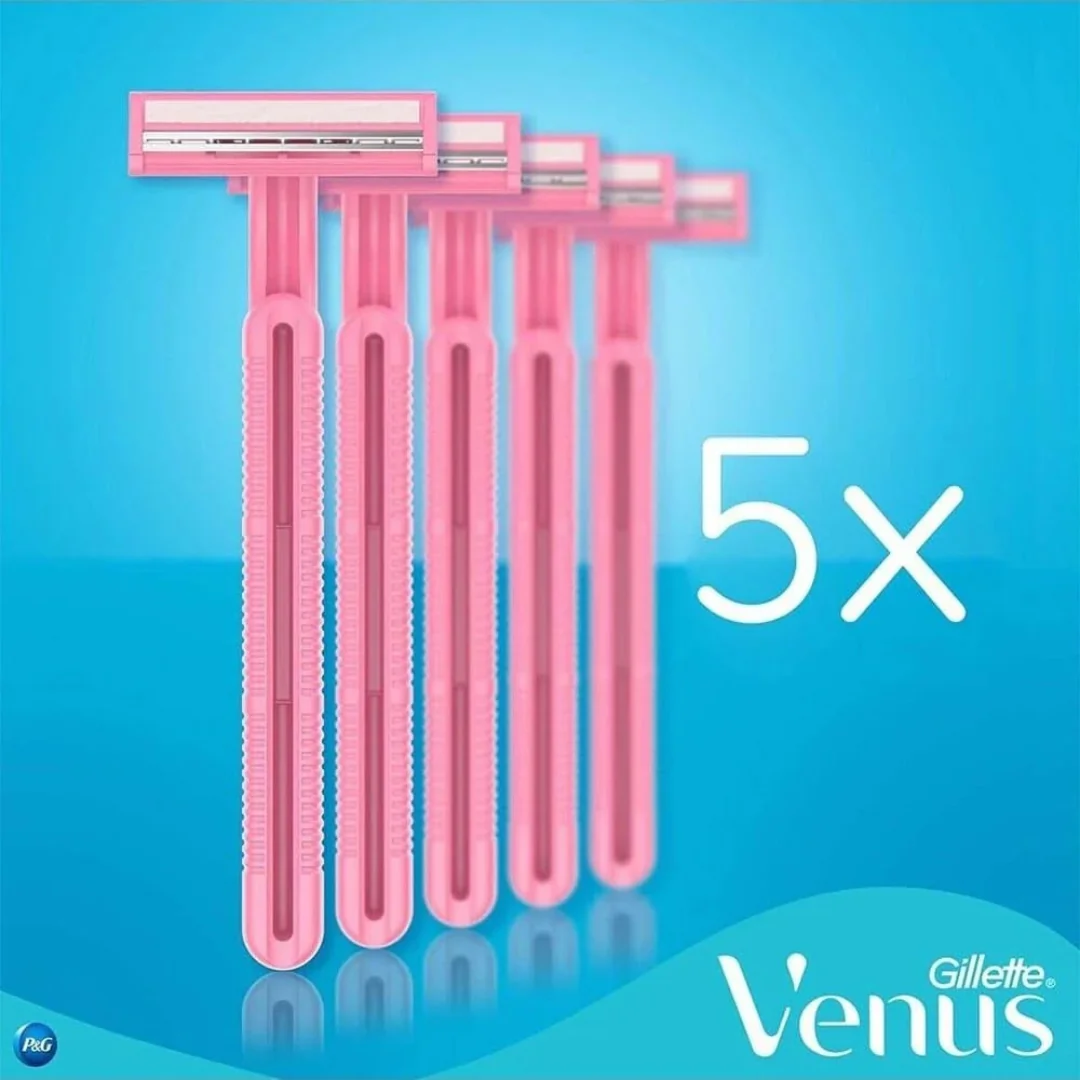Gillette Simply Venus 2 Disposable Razors – Pack of 5