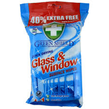 Glass & Window Wipes 70s by Green Shield