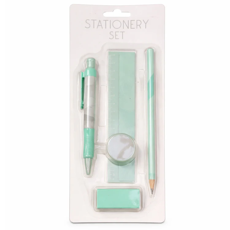 Grey Smudge Stationery Set