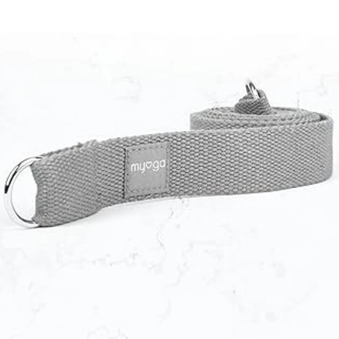 Myga Grey Yoga Strap - Image 4