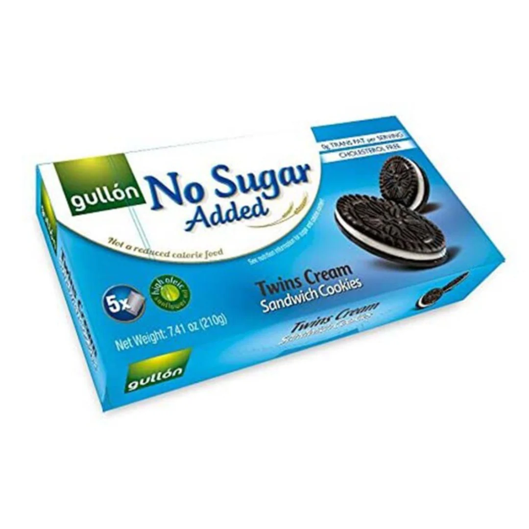 Gullón Twins No Added Sugar 210g - Image 3