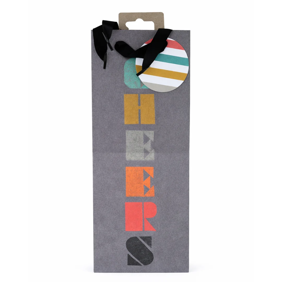 Hallmark “Cheers Bottle” Gift Bag