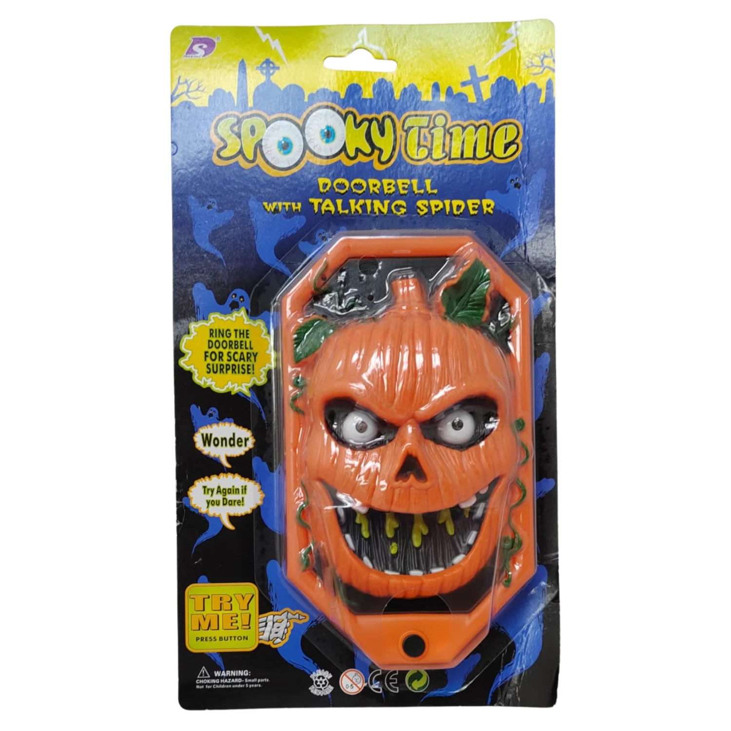 Halloween Pumpkin Door Bell