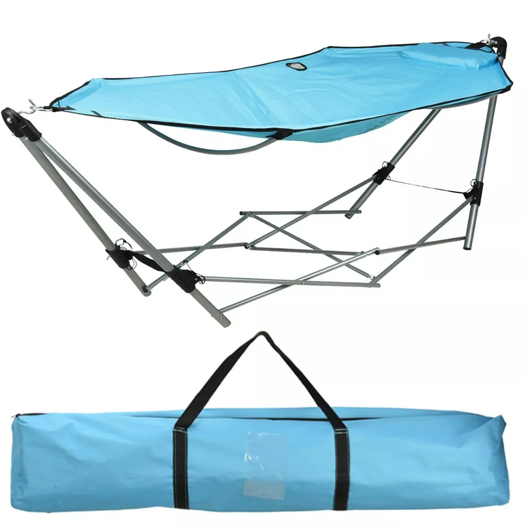 Hammock with Metal Stand and Carry Bag - Image 3