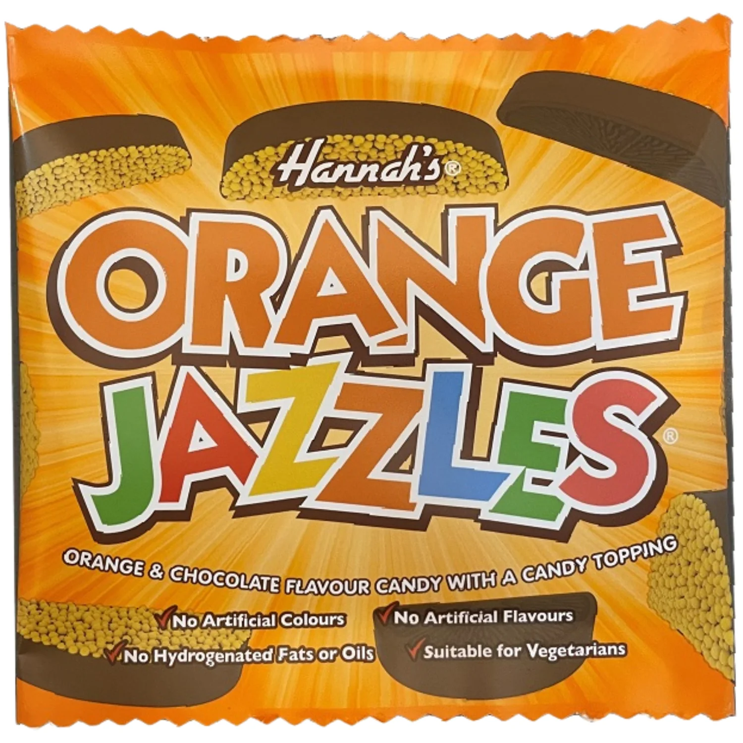 Hannah’s Orange Jazzles – 140 g