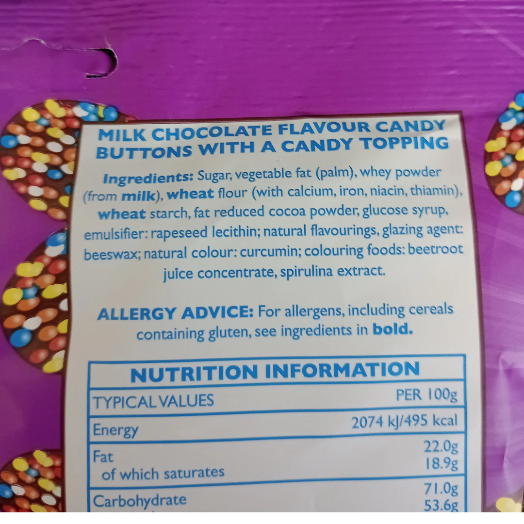 Hannah's Milk Chocolate Jazzles 140g - Image 2