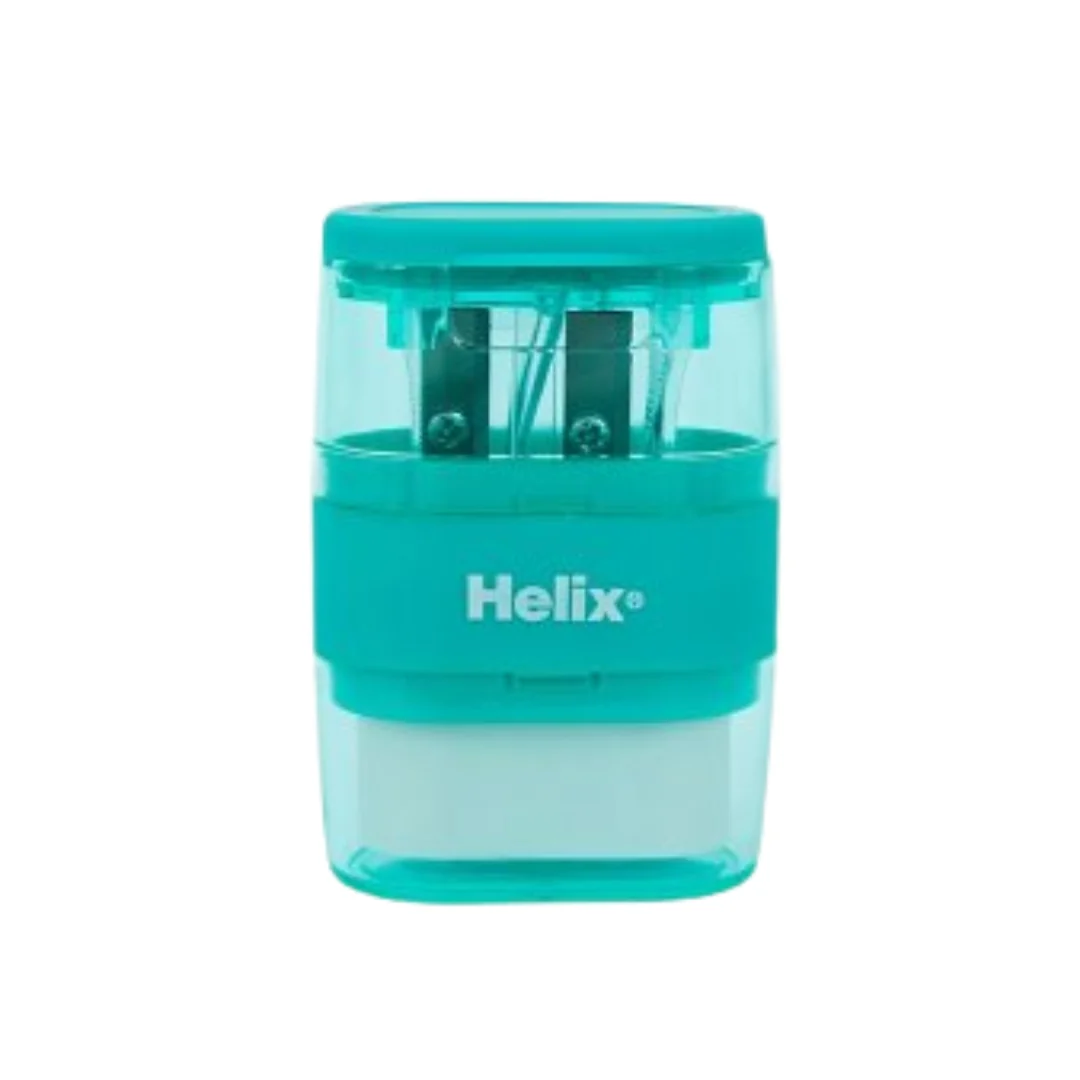 Helix 2 Hole Duo Eraser & Sharpener