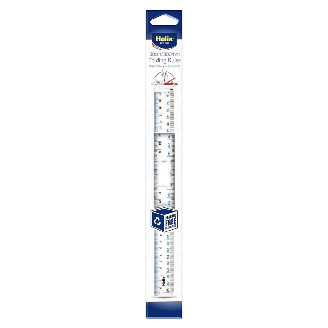 Helix Folding Ruler 30cm / 12" – Metric