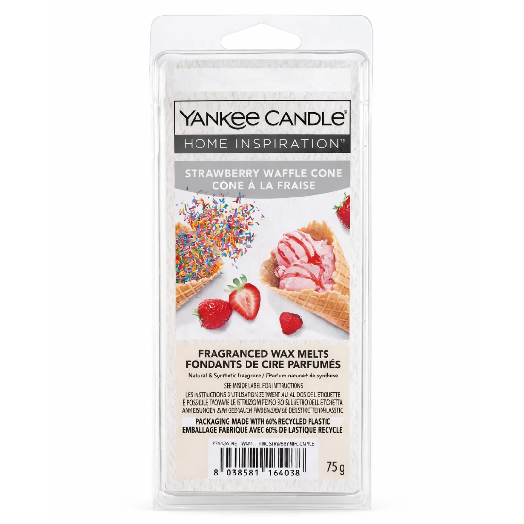 Yankee Wax Cubes Strawberry Waffle Cone