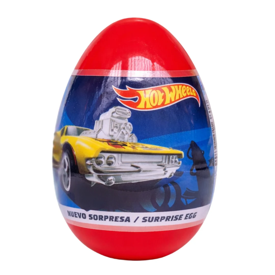 Hot Wheels Surprise Egg with Car & Stickers - Image 2