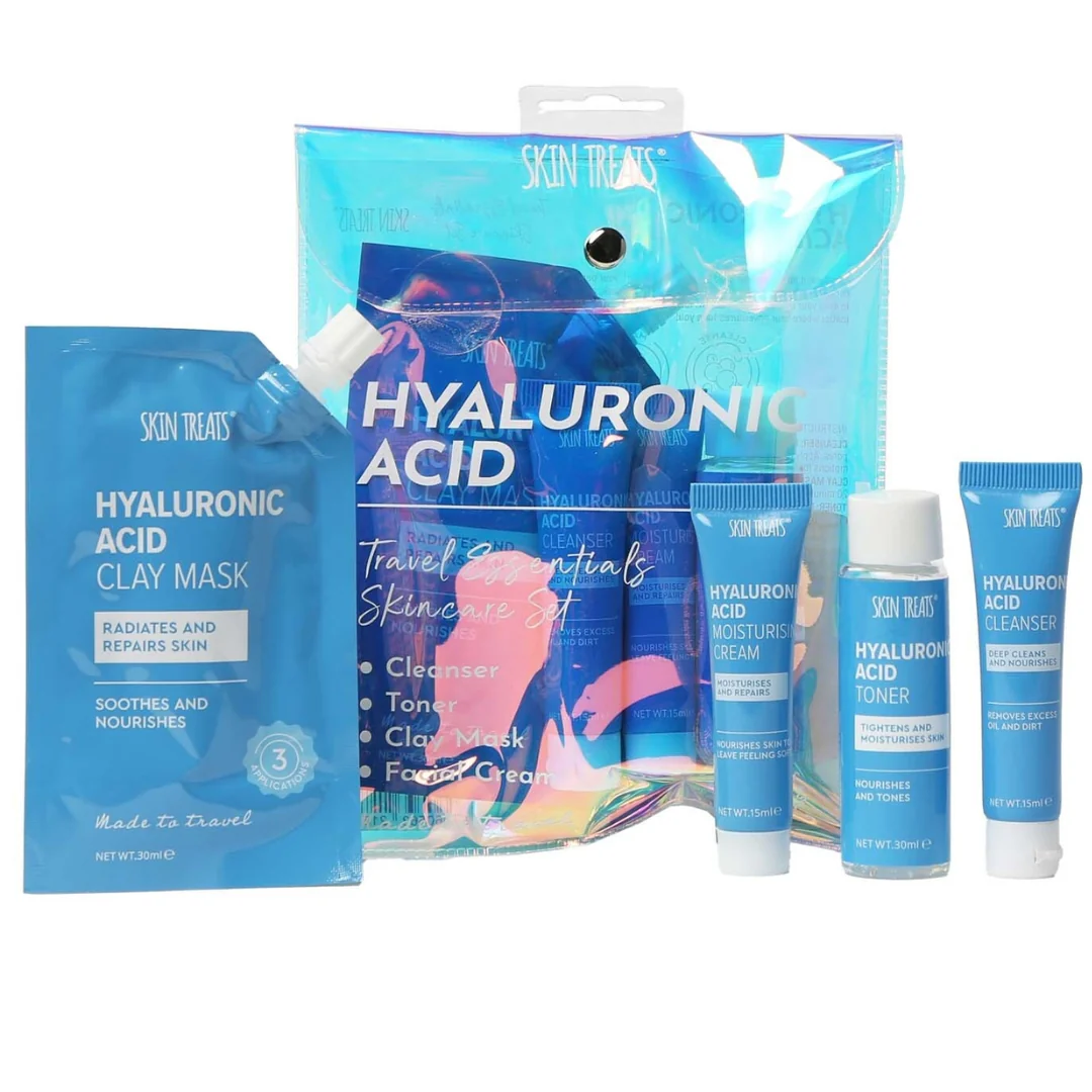 Hyaluronic Acid Skincare Travel Set