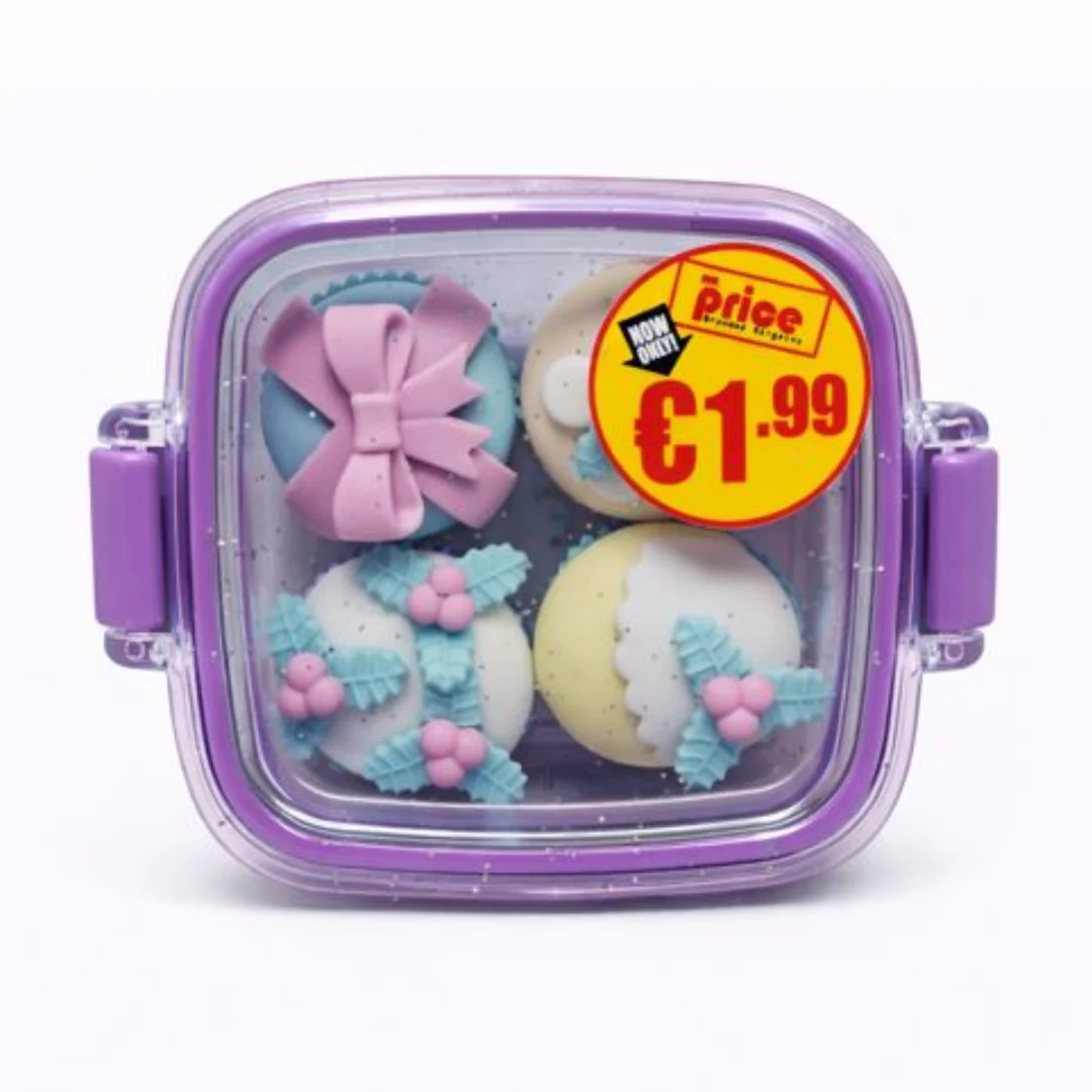Cupcake Sweets Eraser Set