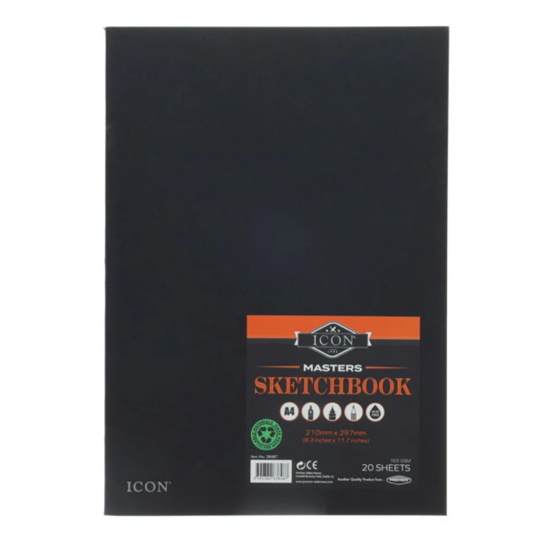 Icon A4 Masters Sketchbook 165 GSM 20 Sheets