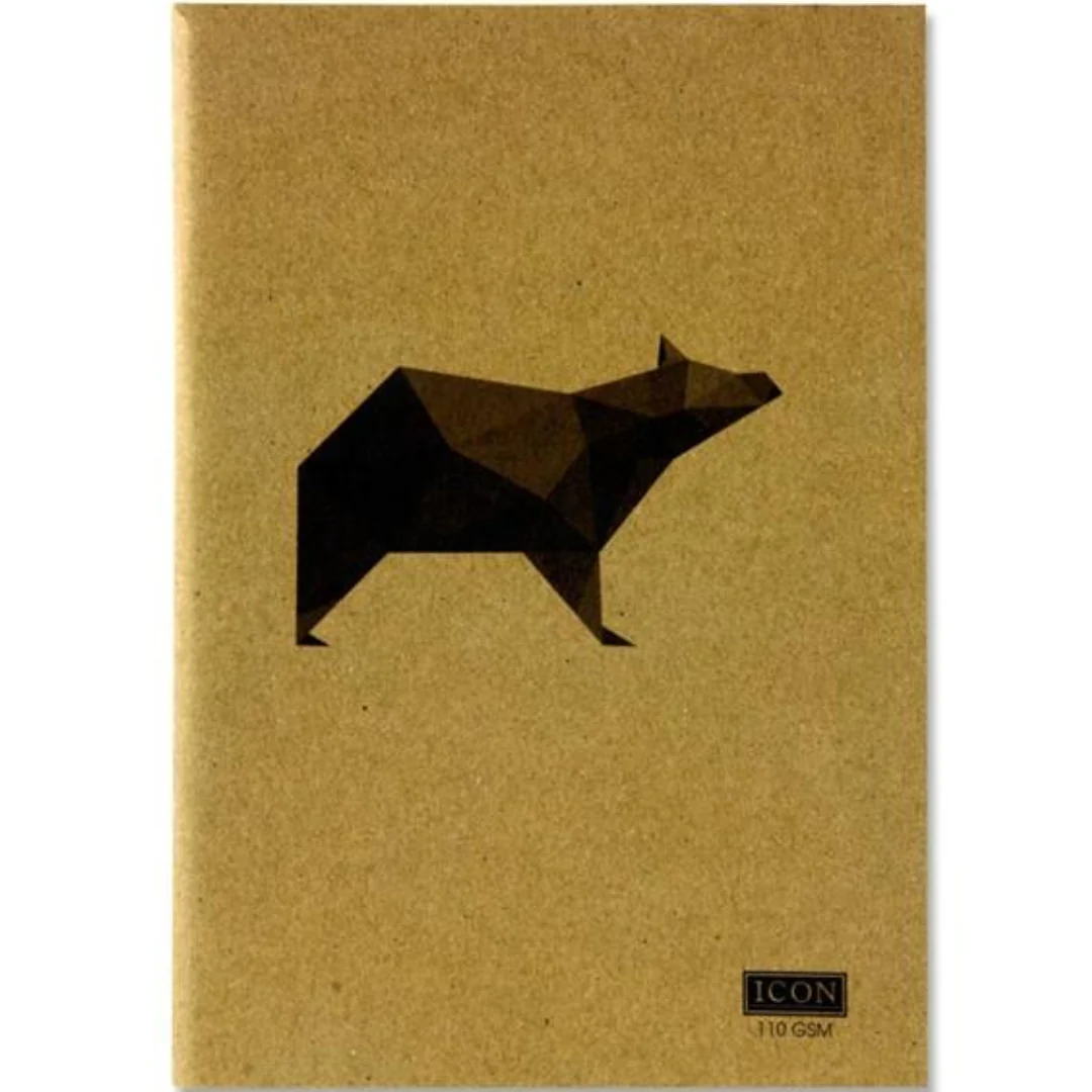 Icon A5 80-Page 100gsm Kraft Sketch Book