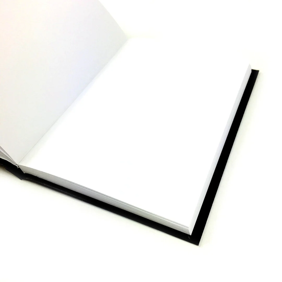 Icon A5 Hardcover Sketch Book 135 GSM 64 Sheets Black - Image 2