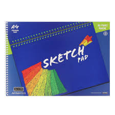 ICON Apprentice A4 Spiral Sketchpad 90gsm 60 Pages
