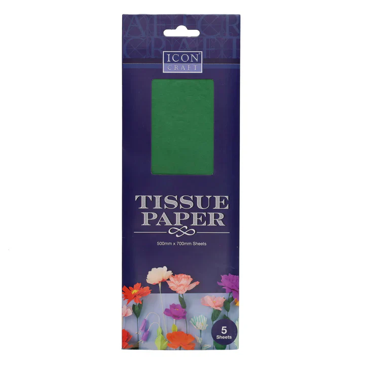 Icon Tissue Paper Dark Green