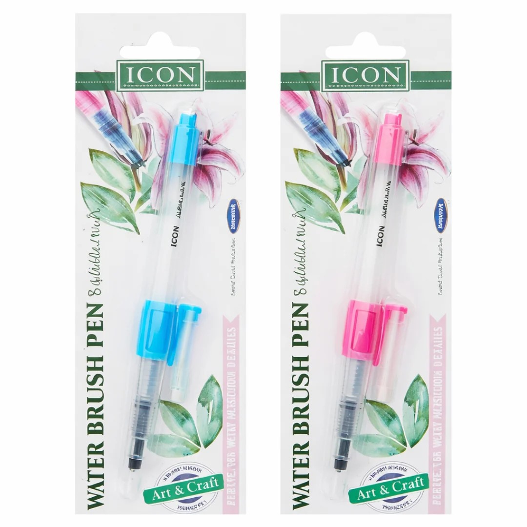 Icon Watercolour Brush Pen – Refillable Water Pen Assorted