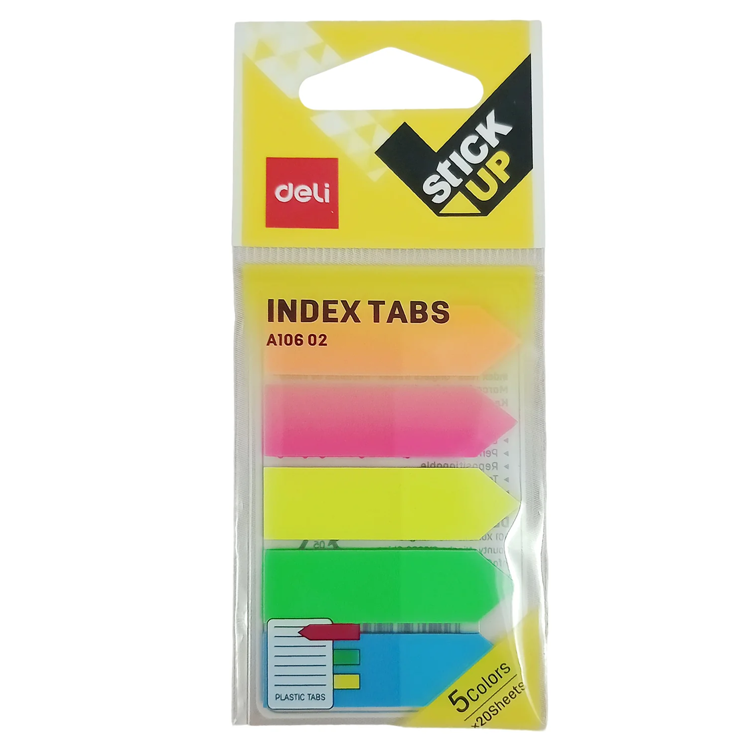 Index Tabs - 43mm x 12mm by Deli