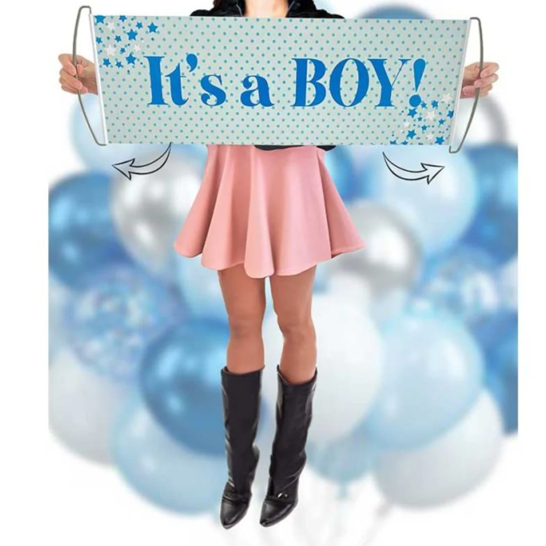 “It’s a Boy” Gender Reveal Banner
