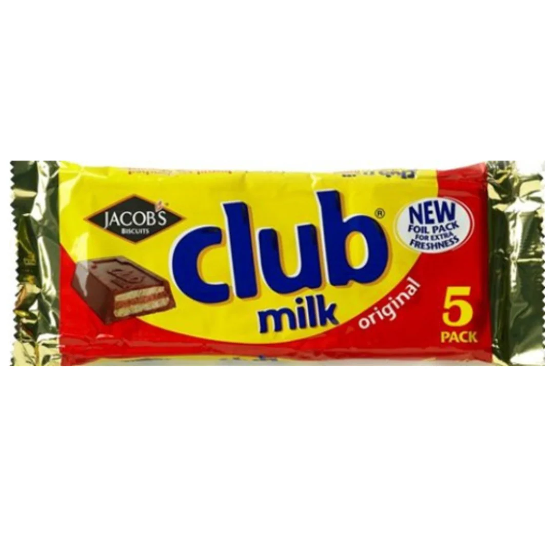 Jacobs Club Milk 5-Pack 110g - Image 3