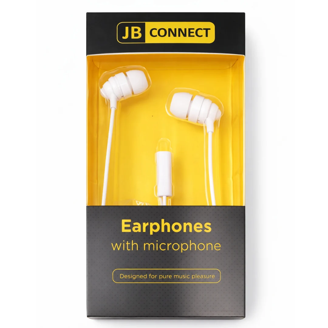 JB Connect Earphones – White