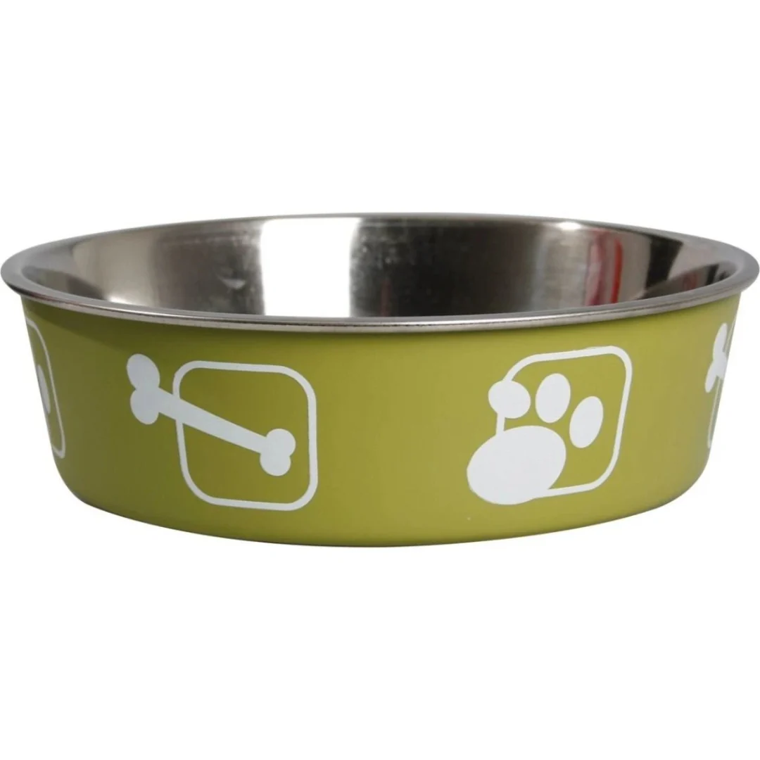 Karlie Stainless Steel Bowl Ascar Kena Green 1500ml
