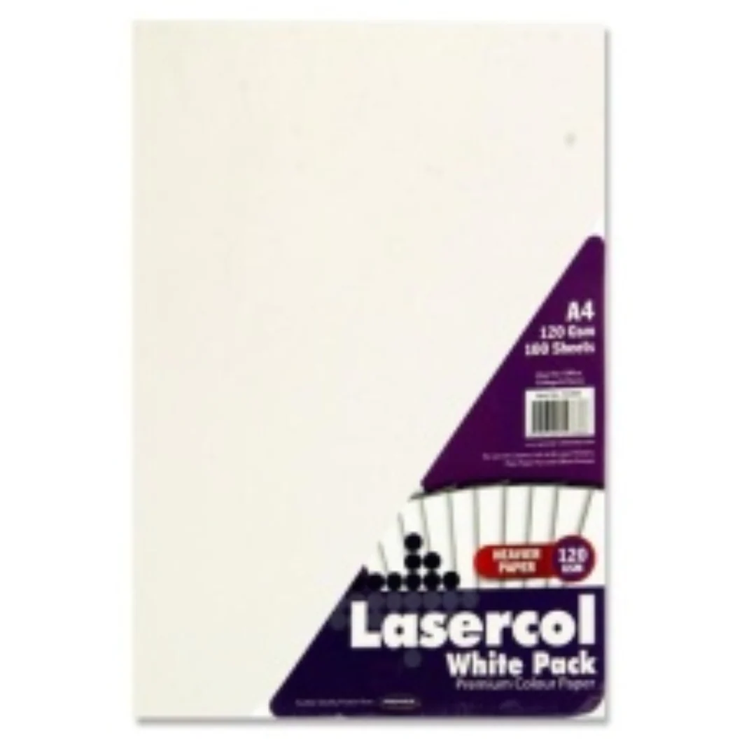 Lasercol A4 120gsm White Paper