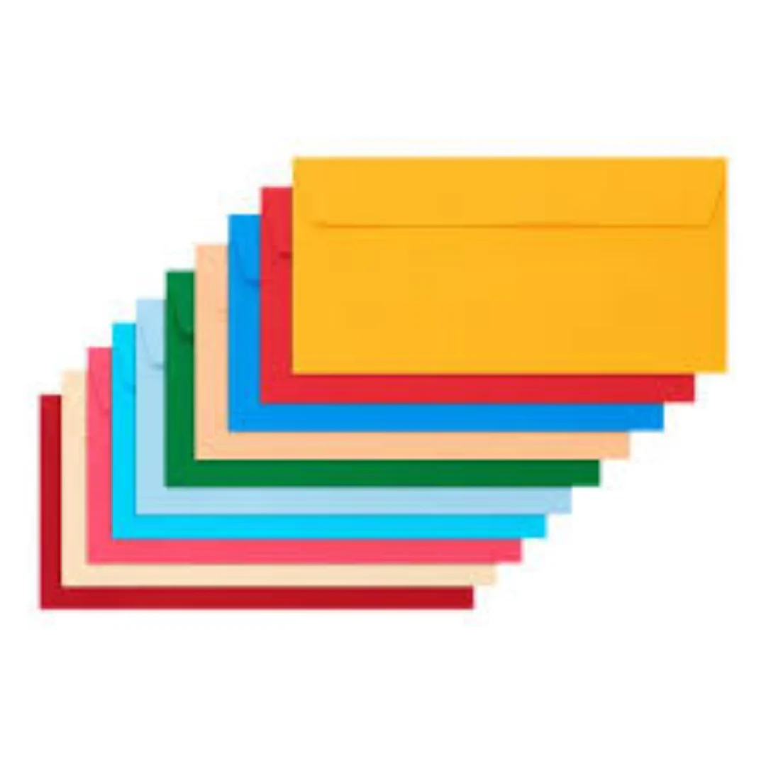 Lasercol DL Envelopes 120 GSM Pack of 50 Rainbow - Image 2