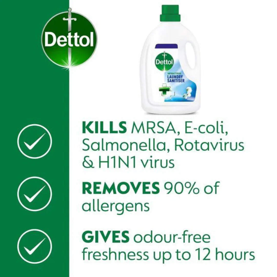 Laundry Antibac Cleanser Cotton 2.5L by Dettol - Image 4