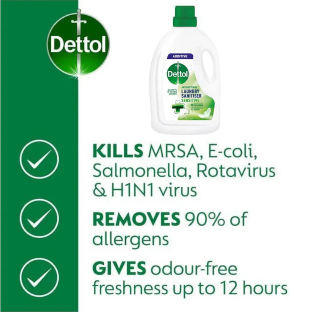 Laundry Antibac Cleanser Sensitive 2.5L - Image 3