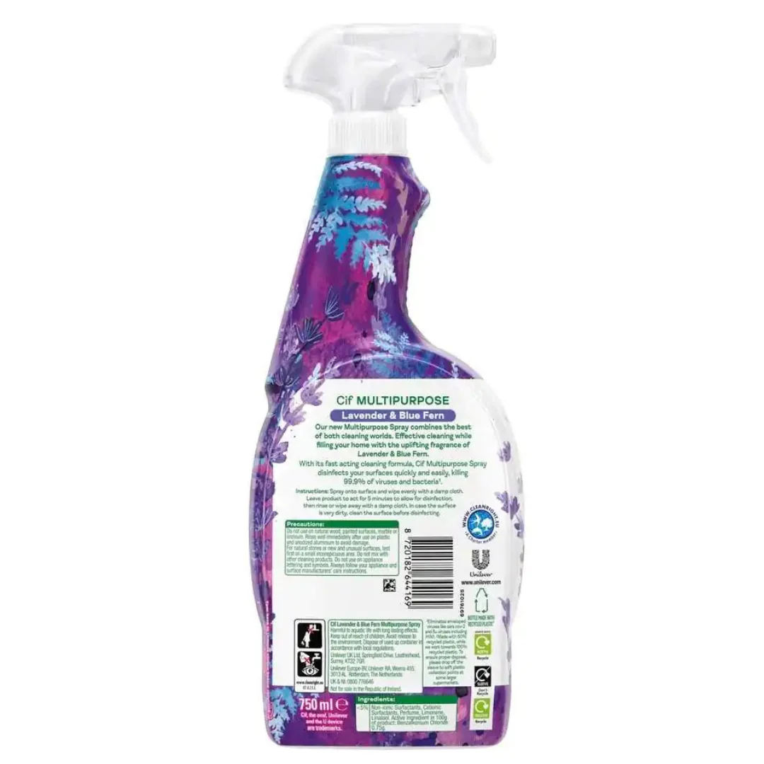 Lavender & Fern 750ml by Cif - Image 2