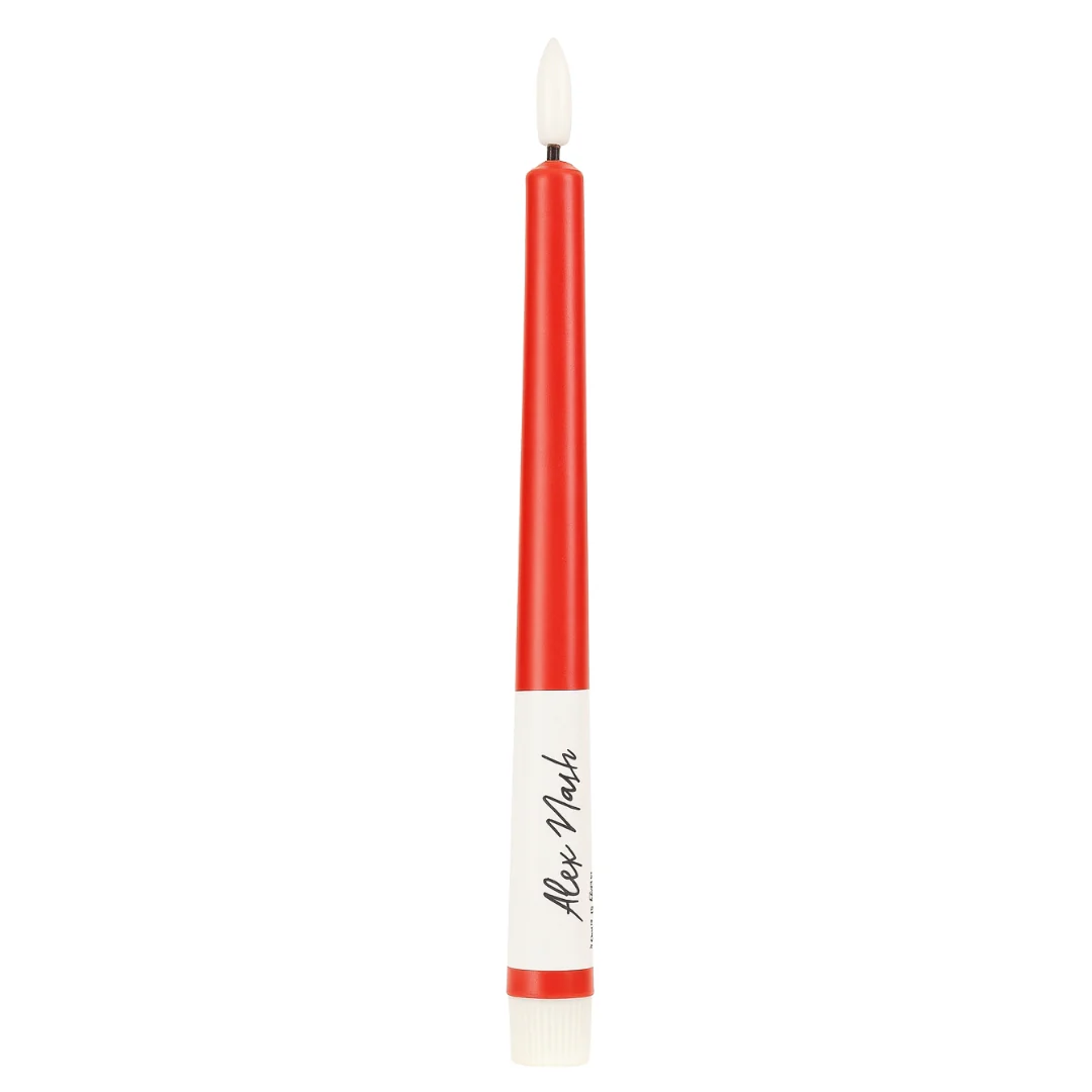 LED Flameless Wax Candle – Red