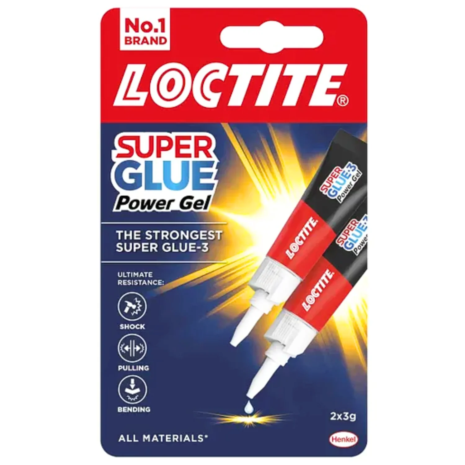 Loctite Super Glue Gel Power 2x3g