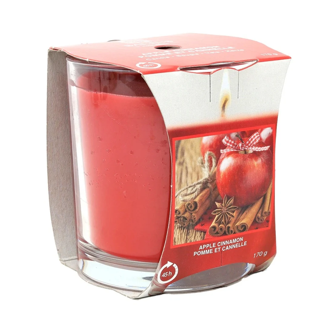Luxury Apple & Cinnamon Candle 170g (74 x 84mm) - Image 2