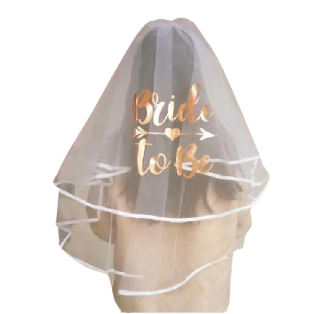 Luxury “Bride to Be” Rose Gold Printed Sash
