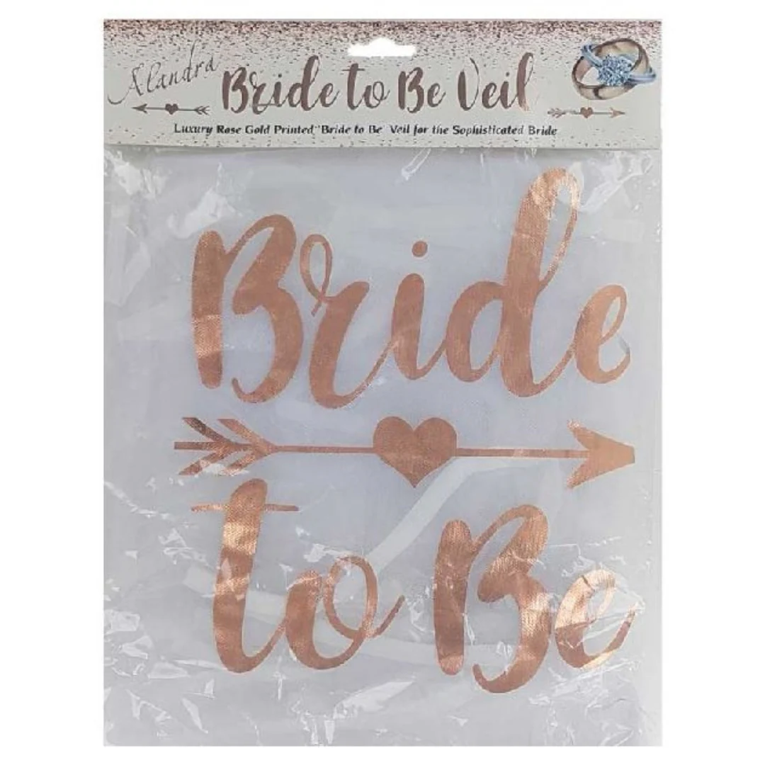 Luxury “Bride to Be” Rose Gold Printed Sash - Image 2